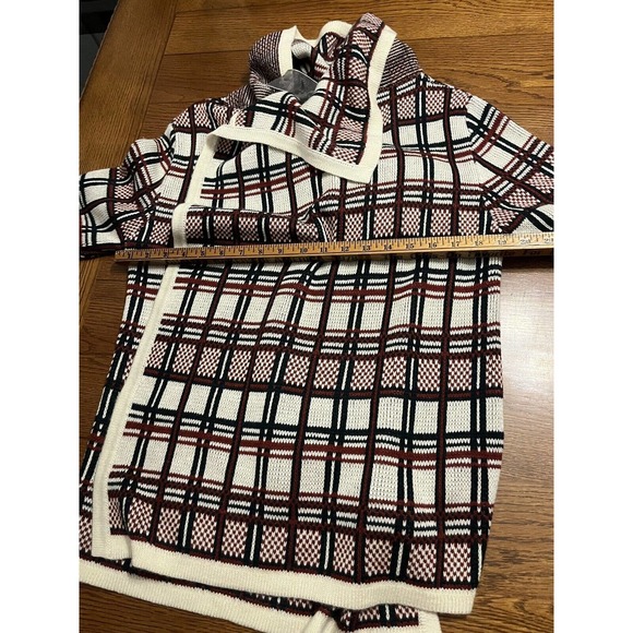 Moon Collection Anthropologie Aztec Western Knit Cardigan Sweater Tribal Boho M - Picture 8 of 9